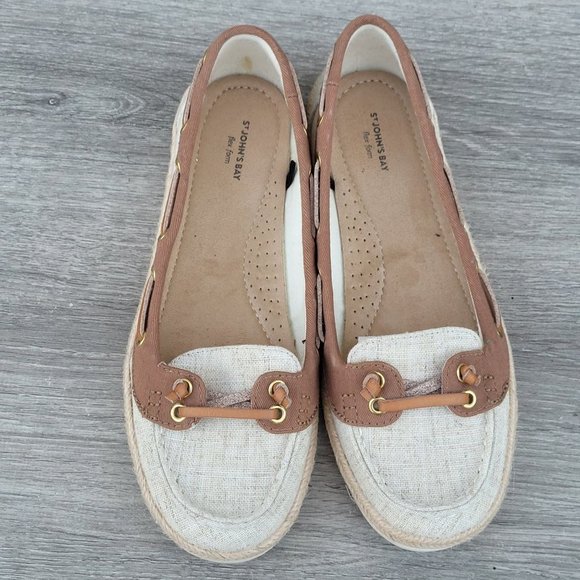 St John's Bay Flex Foam Shoes Slip On Sz 8 - Picture 3 of 16